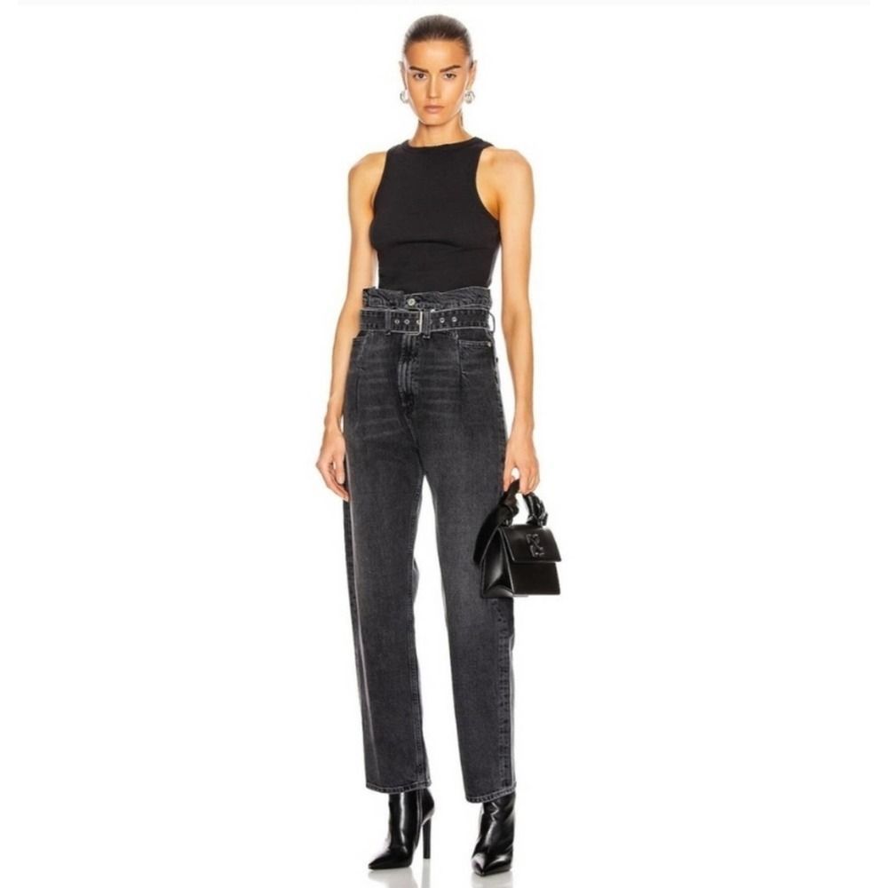 Agolde Reworked 90's Jean High Rise Straight Cinched Waist Nwts Size 24 Jean.
